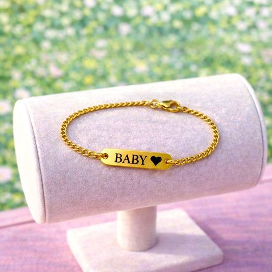 Custom Laser Engraved Miss Thing Baby/Child Bracelet