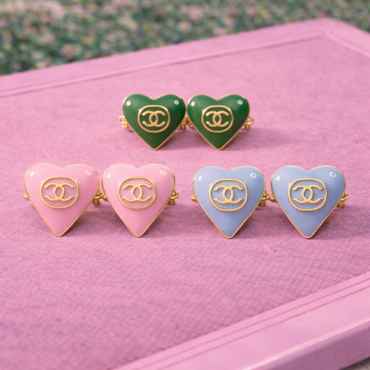 Miss Thing Double C Stud Earrings