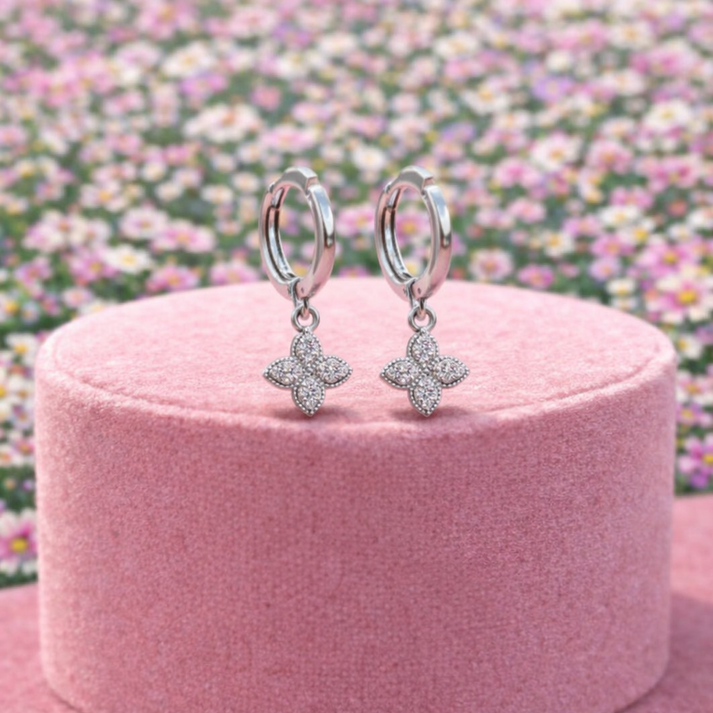 Miss Blossom Gold Plated Flower Earrings