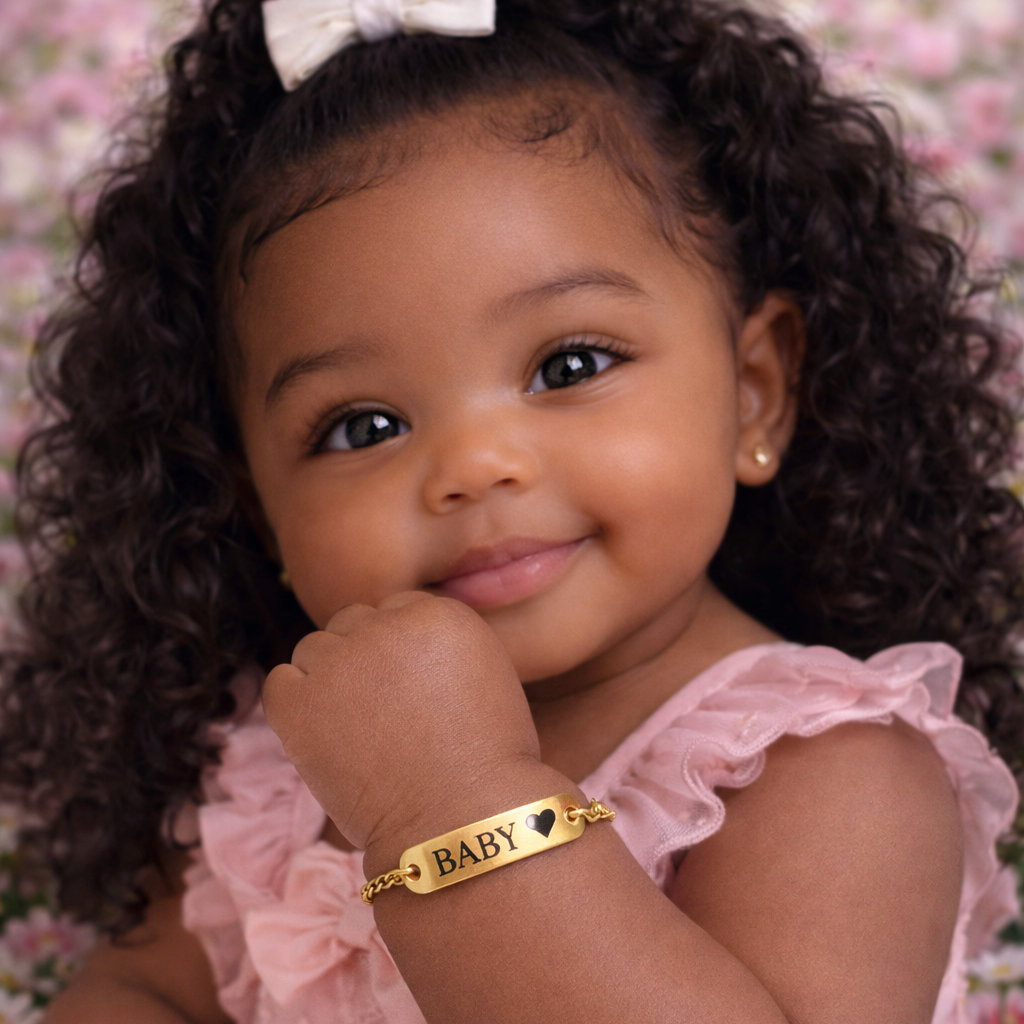 Custom Laser Engraved Miss Thing Baby/Child Bracelet