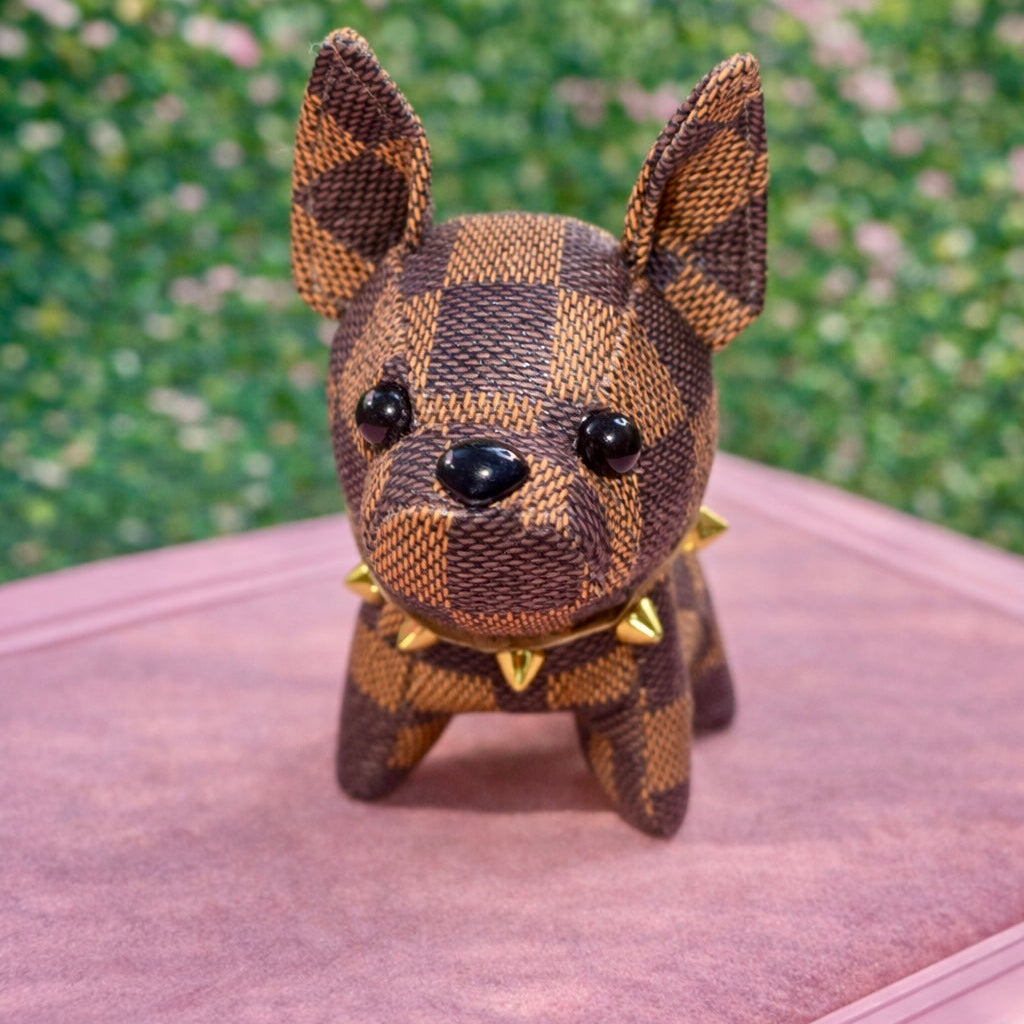 Cute Pink French Bull Dog Bag Charm/Keychain