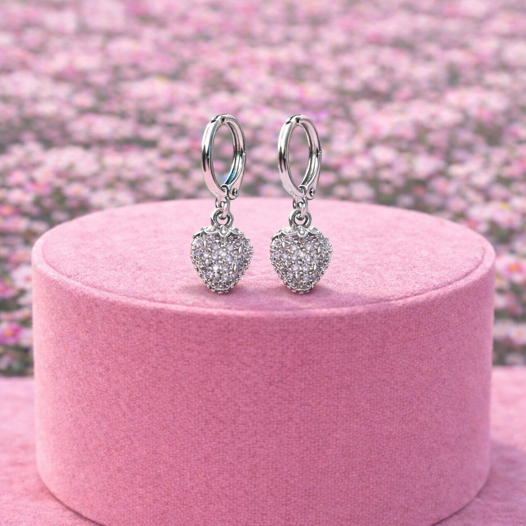 Miss Strawberry Gold Plated Strawberry Earrings