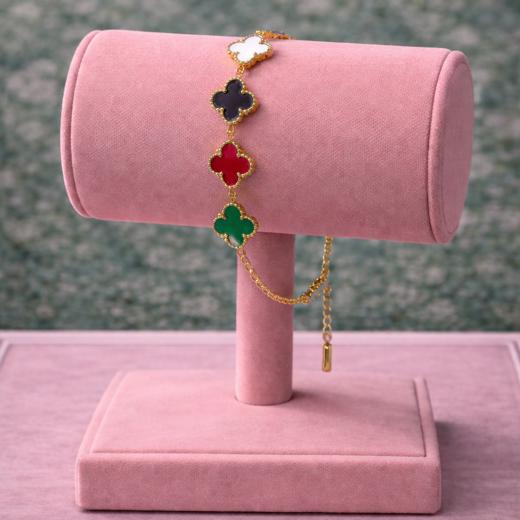 Miss Lucky Girl Clover Bracelets